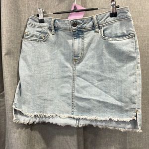 #45 Light Blue Jeans Skirt